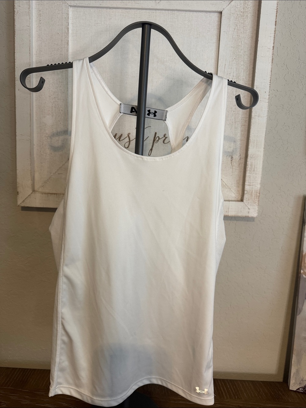 Under Armour White Women's Racerback Tank Top